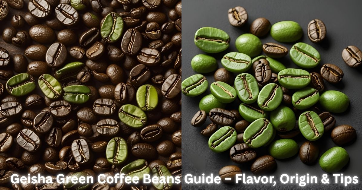 geisha green coffee beans