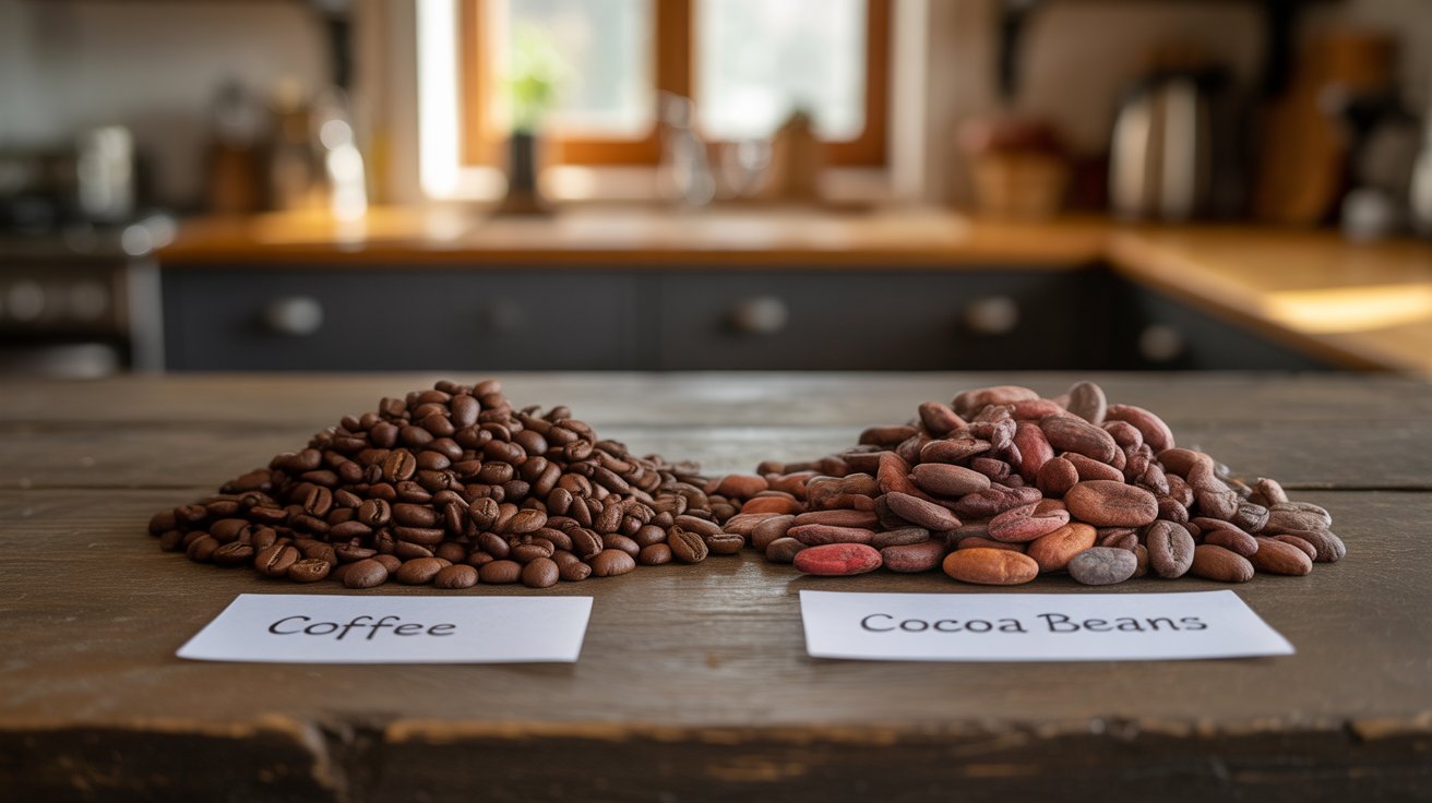 Cocoa Beans vs Coffee Beans