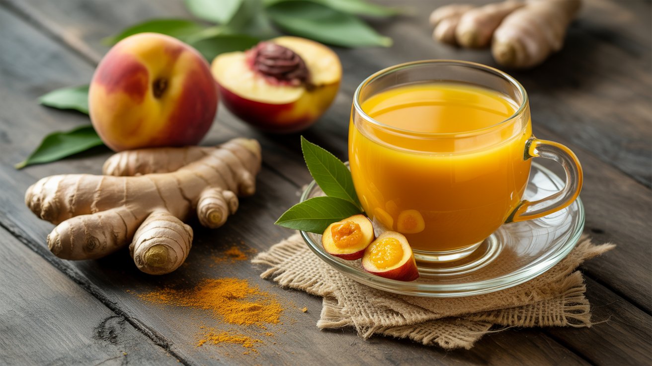 Ginger Peach Turmeric Tea Benefits