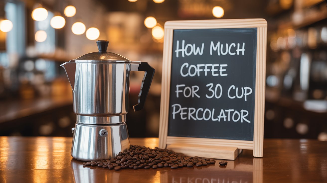 How Much Coffee for 30 Cup Percolator