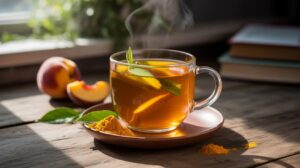 How to Brew & Enjoy ginger peach turmeric tea