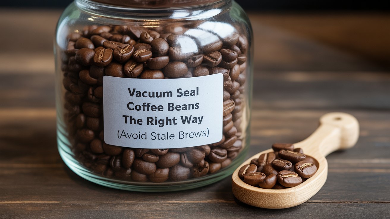 vacuum seal coffee beans