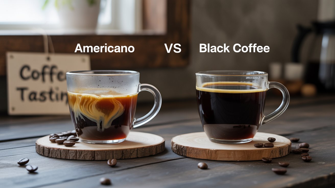 Americano vs Black Coffee