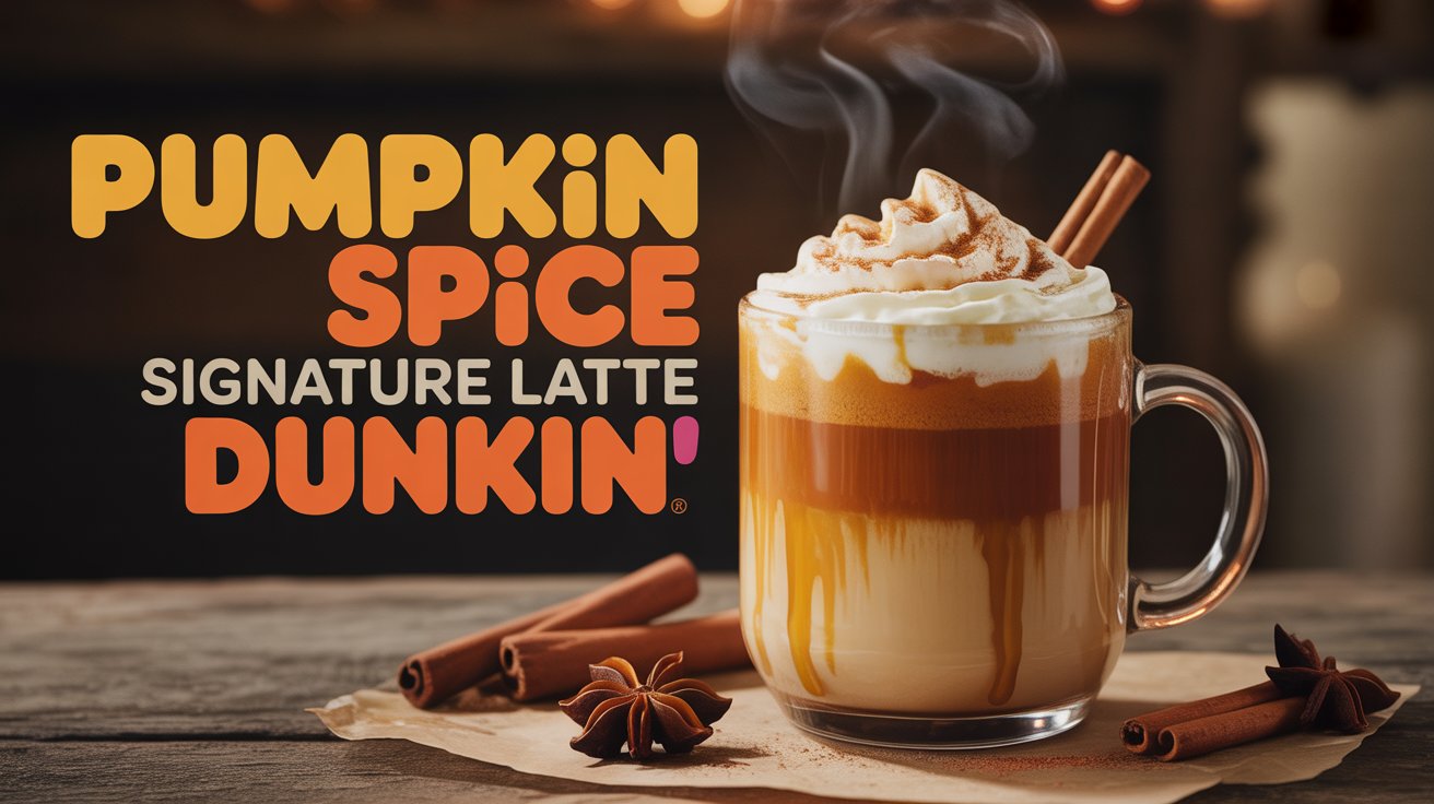 Pumpkin Spice Signature Latte Dunkin