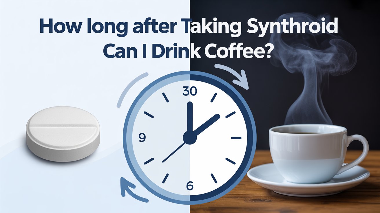 how long after taking Synthroid can I drink coffee
