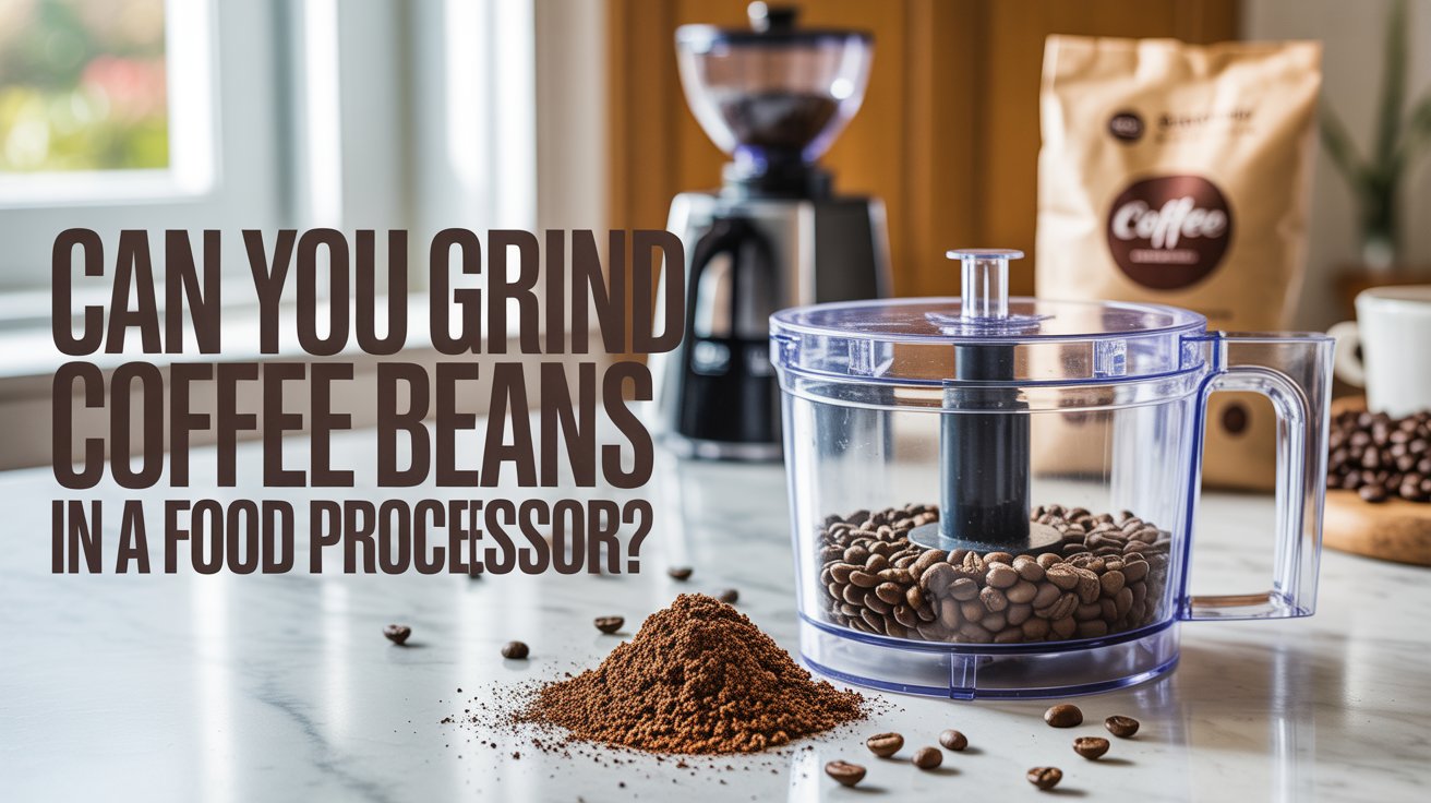 can you grind coffee beans in a food processor?